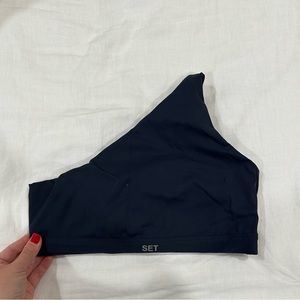 SPORTBODY™ ONE SHOULDER BRA - OXFORD × 1